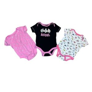 Batgirl bundle 3 in 1 onesies 6-9 M Baby Girl